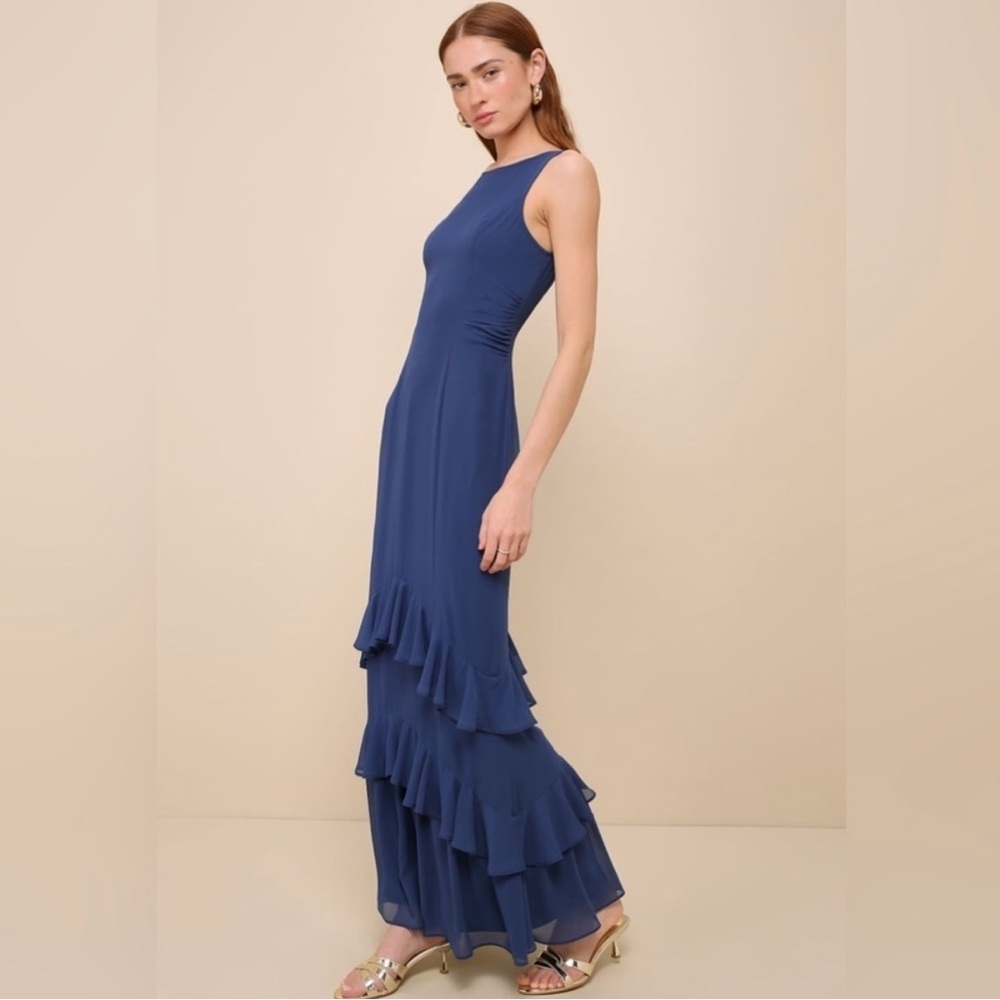 Lulu’s Maxi Ruffle Dress